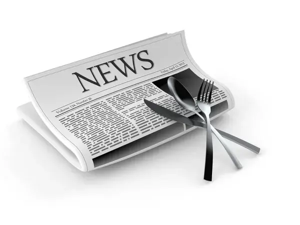 depositphotos_465775016-stock-photo-cutlery-newspaper